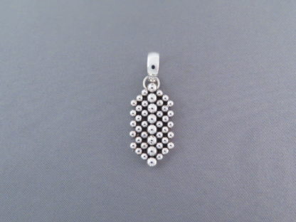 Sterling Silver Pendant with ‘Dots’ by Artie Yellowhorse