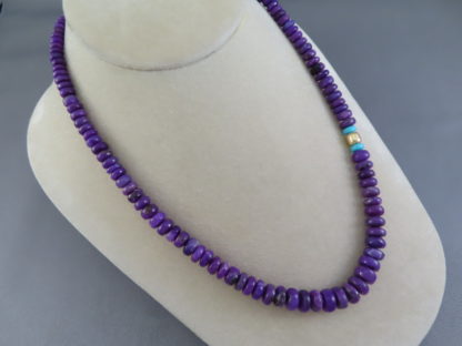 Sugilite & 14kt Gold Necklace