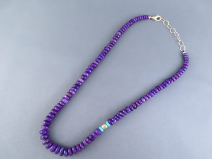 Sugilite & 14kt Gold Necklace