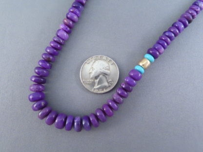 Sugilite & 14kt Gold Necklace