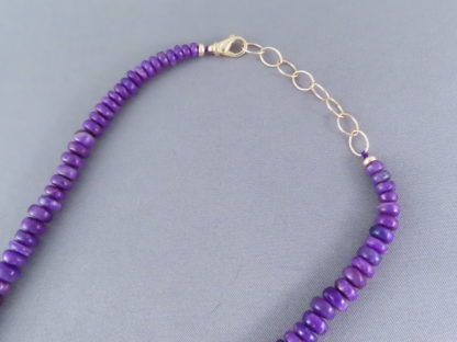 Sugilite & 14kt Gold Necklace