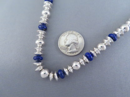 Lapis & Sterling Silver Necklace by Artie Yellowhorse