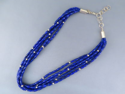 Lapis & 14kt Gold Necklace by Desiree Yellowhorse