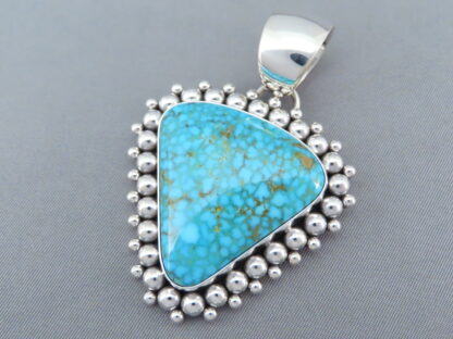 Pendant with Kingman Turquoise by Artie Yellowhorse