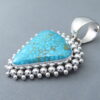 Pendant with Kingman Turquoise by Artie Yellowhorse