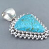 Pendant with Kingman Turquoise by Artie Yellowhorse