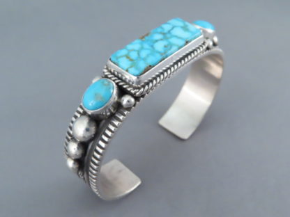 Sleeping Beauty AND Kingman Turquoise Cuff Bracelet