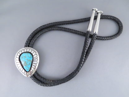 Morenci Turquoise Bolo Tie by Gene Jackson