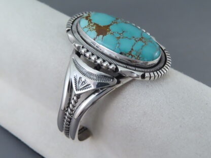 Royston Turquoise Cuff Bracelet by Will Denetdale