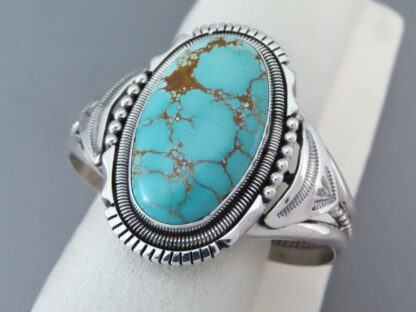 Royston Turquoise Cuff Bracelet by Will Denetdale