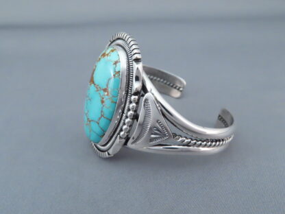 Royston Turquoise Cuff Bracelet by Will Denetdale