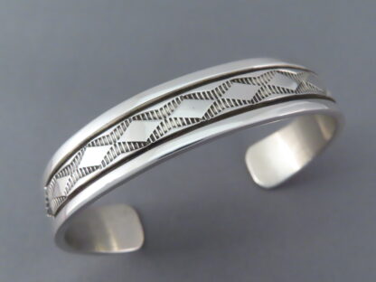 Bruce Morgan Larger Sterling Silver Cuff Bracelet