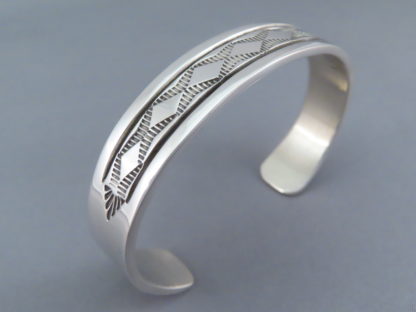 Bruce Morgan Larger Sterling Silver Cuff Bracelet