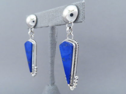 Lapis Sterling Silver Earrings – Artie Yellowhorse