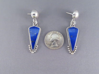 Lapis Sterling Silver Earrings – Artie Yellowhorse