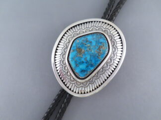 Awesome Allison Lee Bolo Tie with Morenci Turquoise