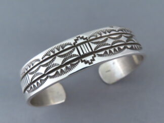 Sterling Silver Cuff Bracelet by Bruce Morgan