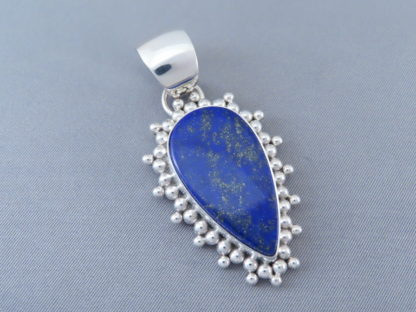 Lapis & Sterling Silver Navajo Pendant by Artie Yellowhorse