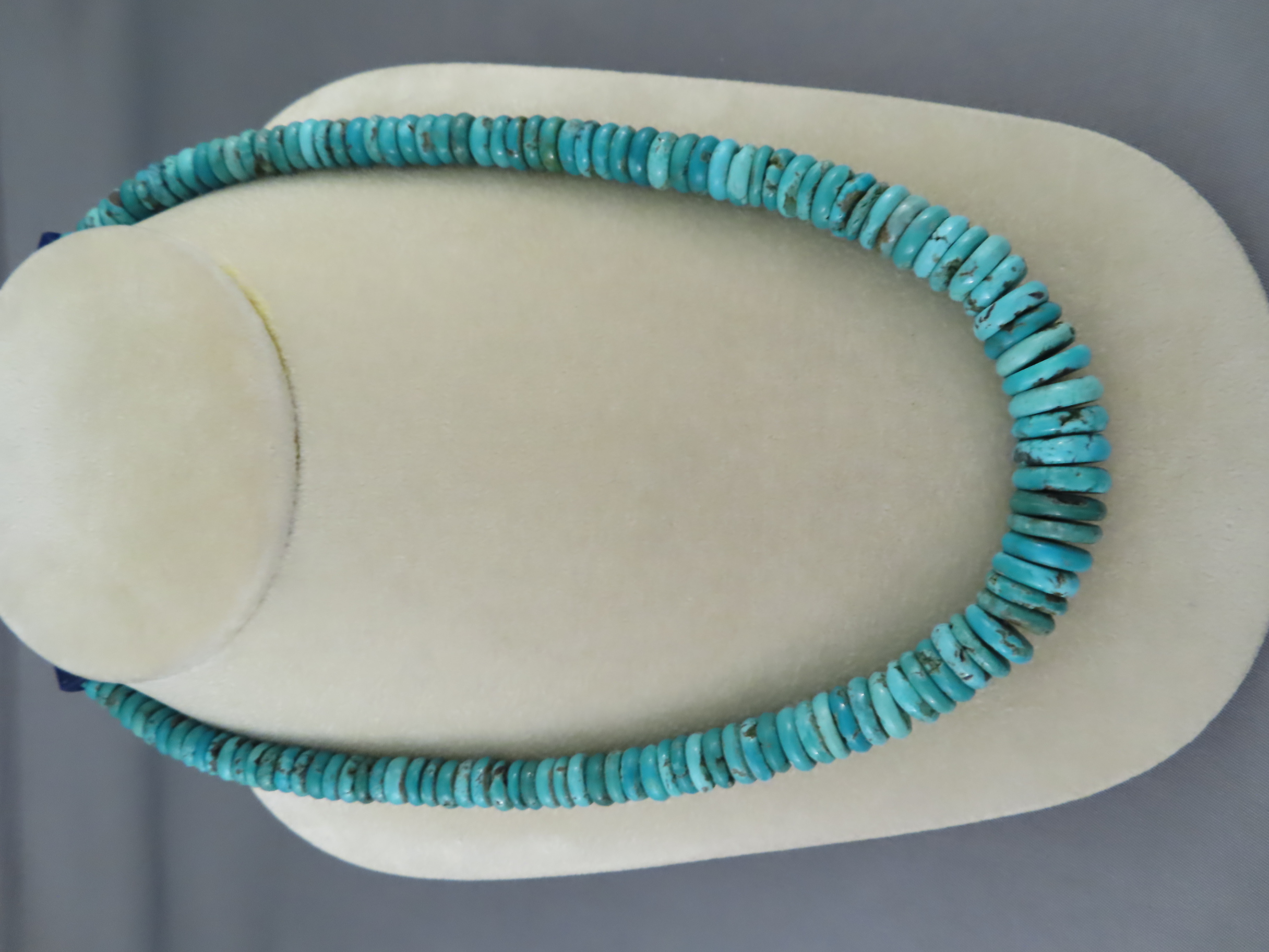 Shop Turquoise Jewelry - Red Mountain Turquoise Necklace by jeweler, Bruce Eckhardt FOR SALE $2,600-