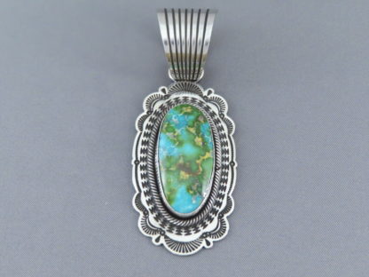 Sonoran Gold Turquoise Pendant by Albert Jake