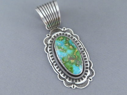 Sonoran Gold Turquoise Pendant by Albert Jake