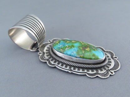 Sonoran Gold Turquoise Pendant by Albert Jake