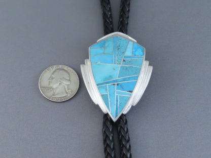 Inlaid Turquoise Bolo Tie