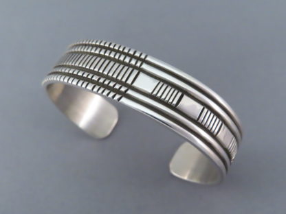 Lovely Sterling Silver Cuff Bracelet by Bruce Morgan
