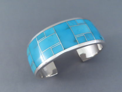 Inlay Cuff Bracelet – Turquoise
