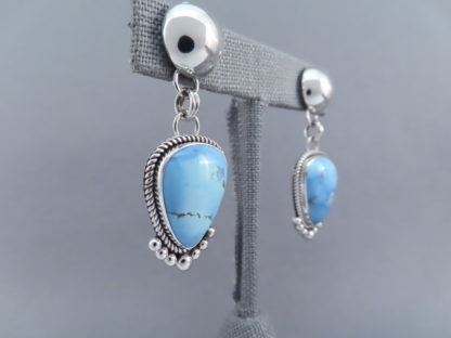 Golden Hills Turquoise Earrings by Artie Yellowhorse
