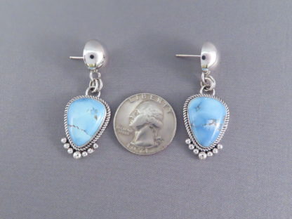 Golden Hills Turquoise Earrings by Artie Yellowhorse