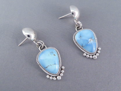 Golden Hills Turquoise Earrings by Artie Yellowhorse