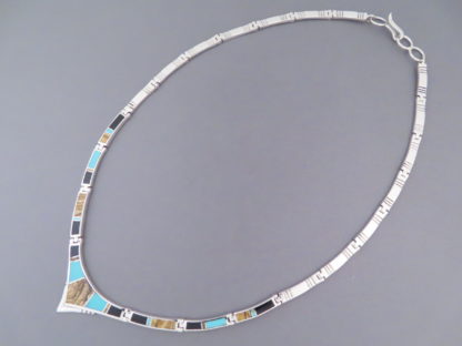 Multi-Stone with Turquoise Inlay Necklace