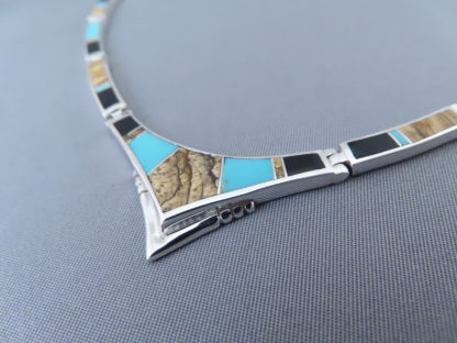 Multi-Stone with Turquoise Inlay Necklace