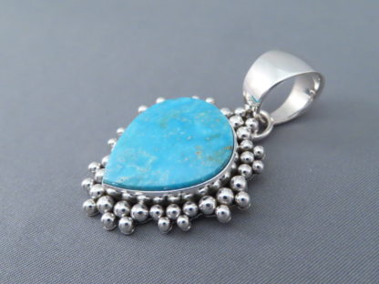 Candelaria Turquoise Pendant by Artie Yellowhorse