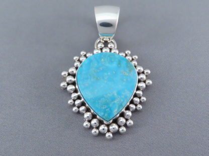 Candelaria Turquoise Pendant by Artie Yellowhorse