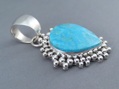 Candelaria Turquoise Pendant by Artie Yellowhorse