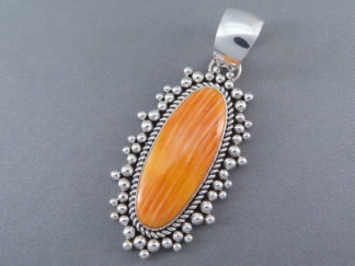 Spiny Oyster Shell Pendant by Artie Yellowhorse