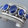 Lapis Cuff Bracelet by Albert Jake