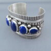 Lapis Cuff Bracelet by Albert Jake