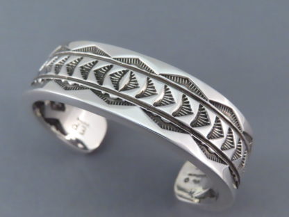 Heavier Stamped Sterling Silver Cuff Bracelet