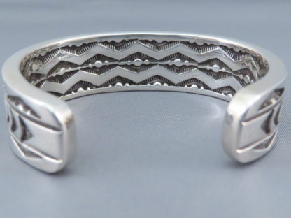 Heavier Stamped Sterling Silver Cuff Bracelet