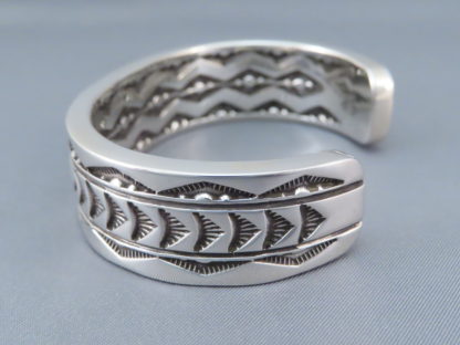 Heavier Stamped Sterling Silver Cuff Bracelet