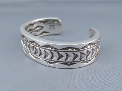 Heavier Stamped Sterling Silver Cuff Bracelet