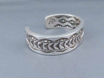 Heavier Stamped Sterling Silver Cuff Bracelet