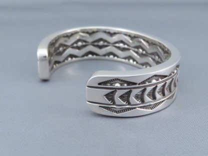 Heavier Stamped Sterling Silver Cuff Bracelet