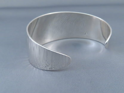 Hammered Sterling Silver Bracelet by Artie Yellowhorse