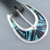 Turquoise & Black Jade Inlay Ranger Buckle Set – VERY FINE Inlay