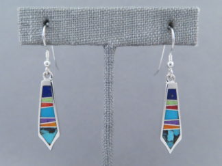 Inlaid Multi-Color Earrings