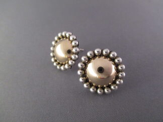 Artie Yellowhorse Gold & Silver Earrings
